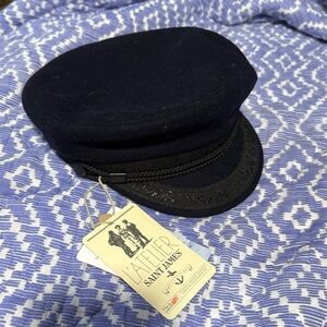 Saint James Dark Blue Sailor Cap